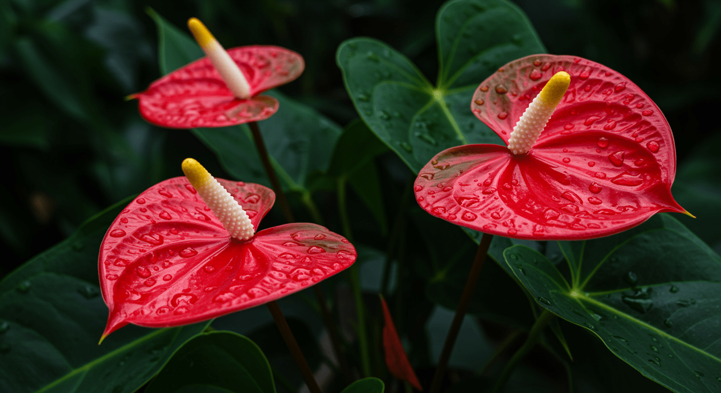Como cuidar de antúrios vermelhos